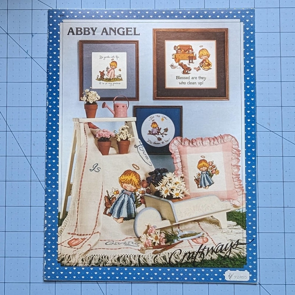 Abby Angel Cross Stitch Booklet 1985